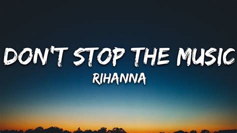 please don t stop the music.